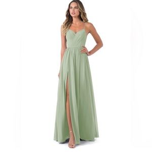 Azazie Dusty Sage Dress